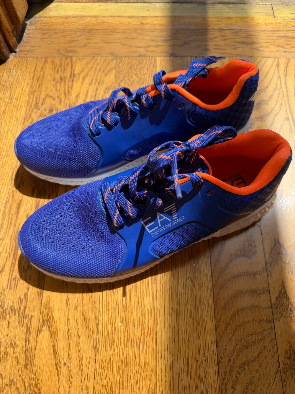 Gently Used - Emporio Armani EA7 Royal Blue Sneakers (US 6.5)
